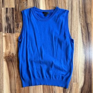 Royal Blue Vest Sleeveless Knit Top
